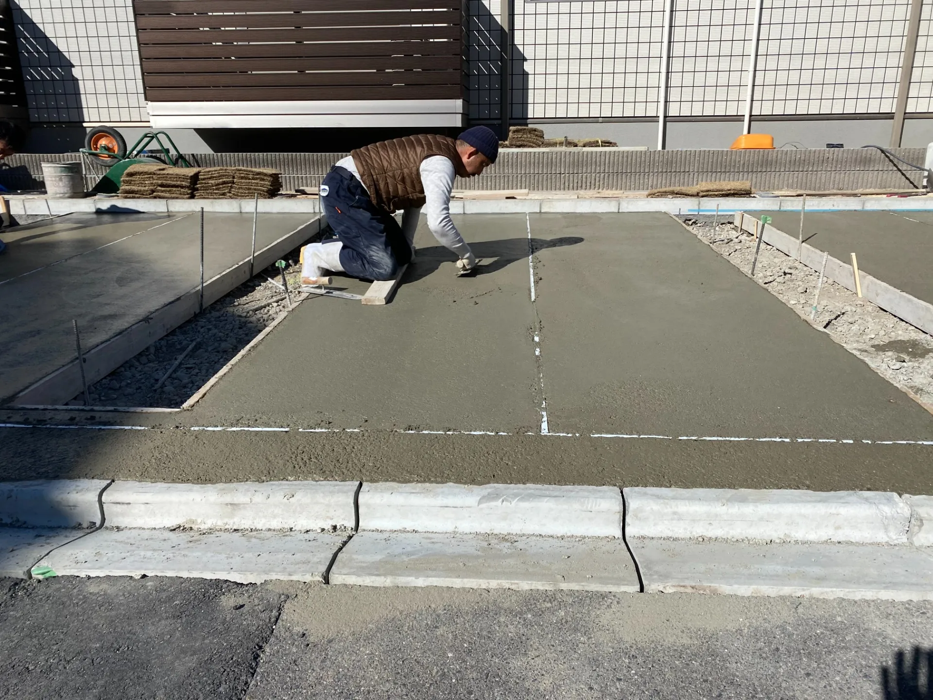 新築アパート外構工事